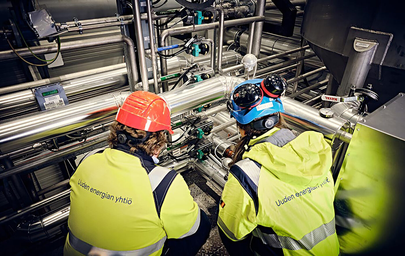 Kaukolämmöllä tehdään töitä