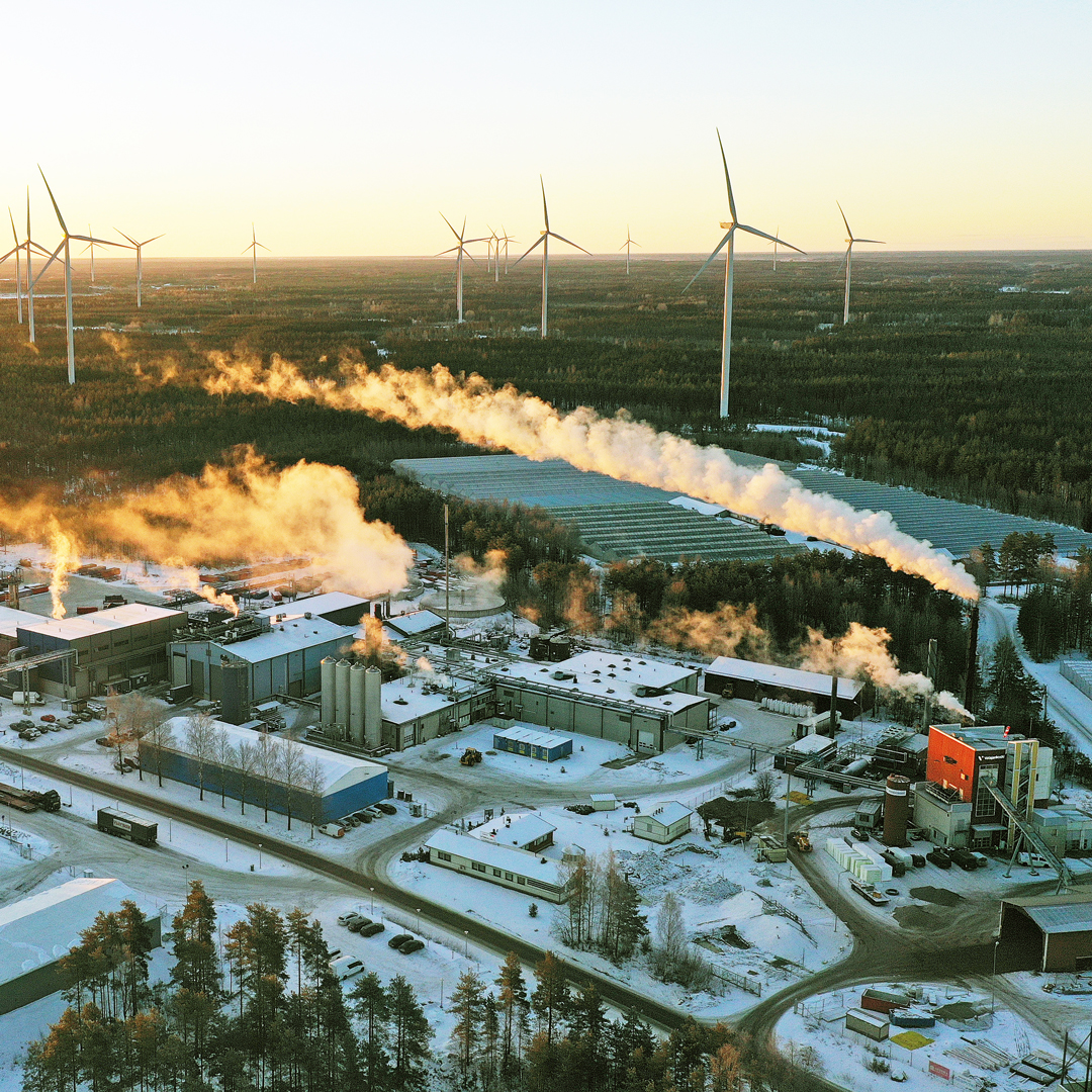 Kirkkokallio ylhäältä kuvattuna