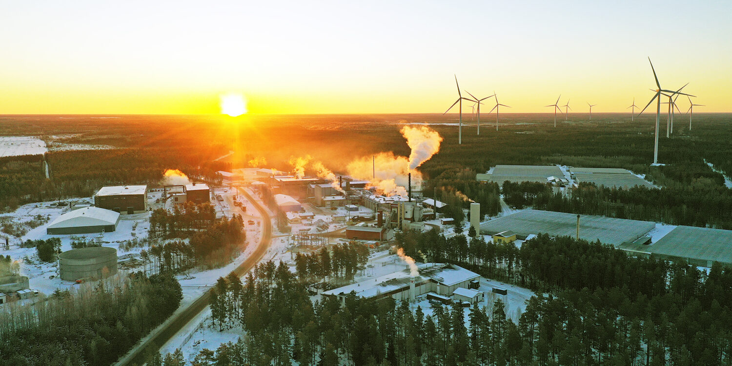 Kirkkokallio ylhäältä kuvattuna