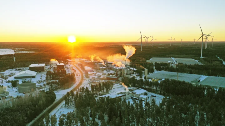 Kirkkokallio ylhäältä kuvattuna