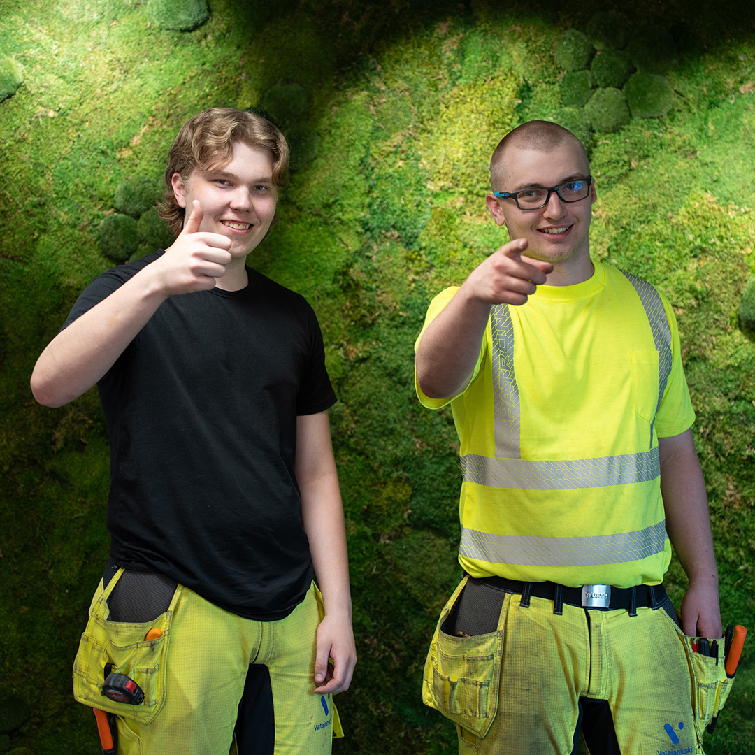 Vatajankosken kaksi verkostoasentajaharjoittelijaa
